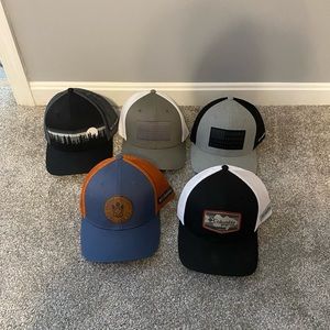 Lot 5 Columbia Sportswear PFG Hats FlexFit L/XL